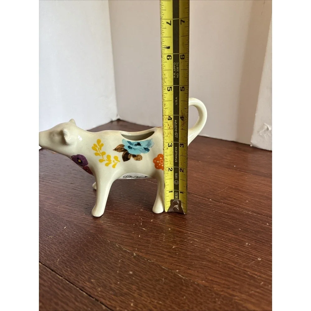 Pioneer Woman Flea Market Floral Cow‎ Creamer Flowers